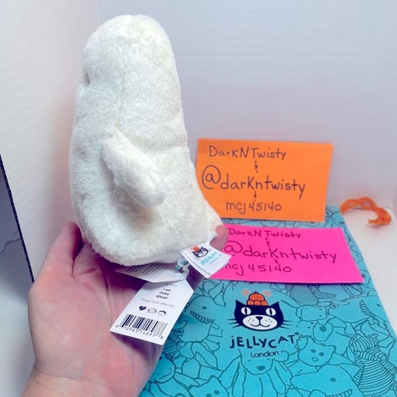 1 OWNER NEVER THRIFTS NO ODOR JELLYCAT OOKY GHOST ORIGINAL RELEASE - Picture 5 of 13